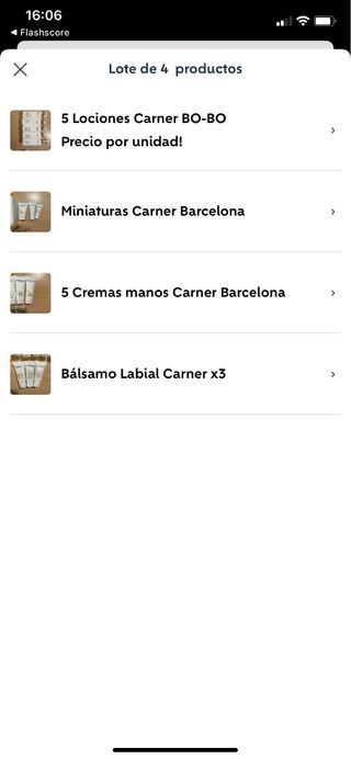 Lote 4 productos BoBo Para Ana