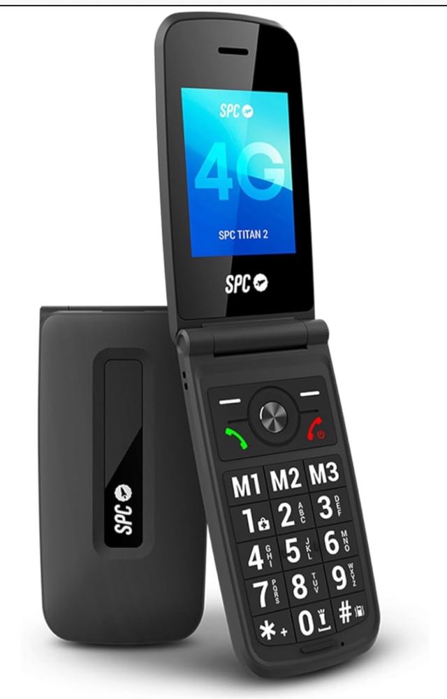 TELÉFONO MÓVIL TAPA PARA MAYORES SPC TITÁN 2 4G