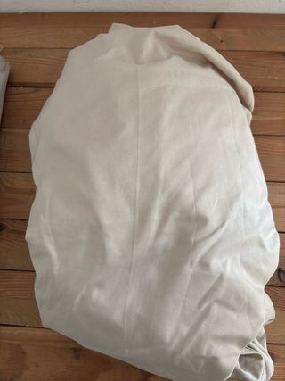 Sábana Bajera Ajustable Beige 180x200