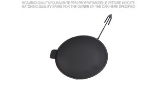 Tapa Gancho Remolque Paragolpes Delantero Imprimado para Ford FIESTA MK7 2017