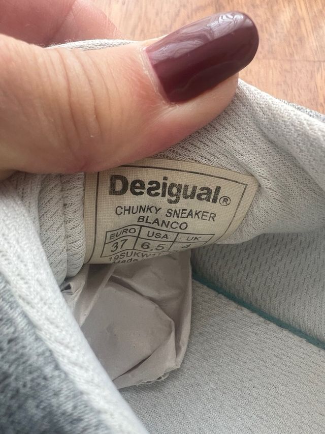 Scarpe Desigual bianche donna num. 37