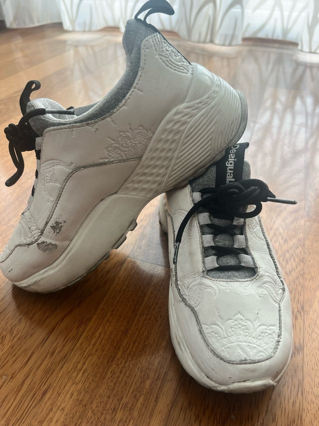 Scarpe Desigual bianche donna num. 37