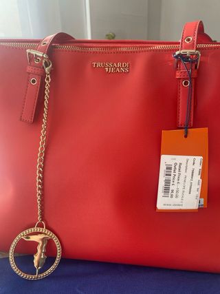 Bolso Trussardi Jeans Rojo