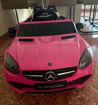 Coche eléctrico Mercedes Benz Rosa
