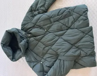 Anorak Parka acolchado verde oliva