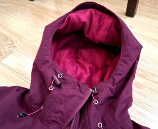 Abrigo Quechua Decathlon Morado/Rojo