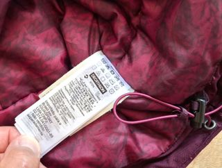 Abrigo Quechua Decathlon Morado/Rojo