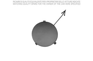 Tapa Gancho Remolque Paragolpes Delantero Imprimado para Ford FOCUS 1998