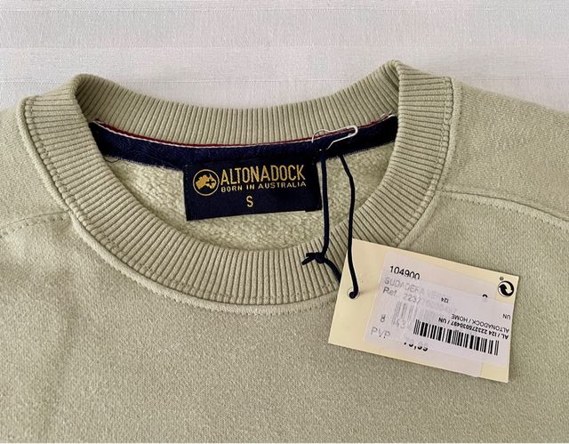 Sudadera ALTONADOCK Talla S Verde Claro