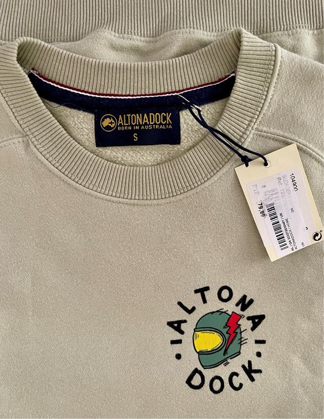 Sudadera ALTONADOCK Talla S Verde Claro