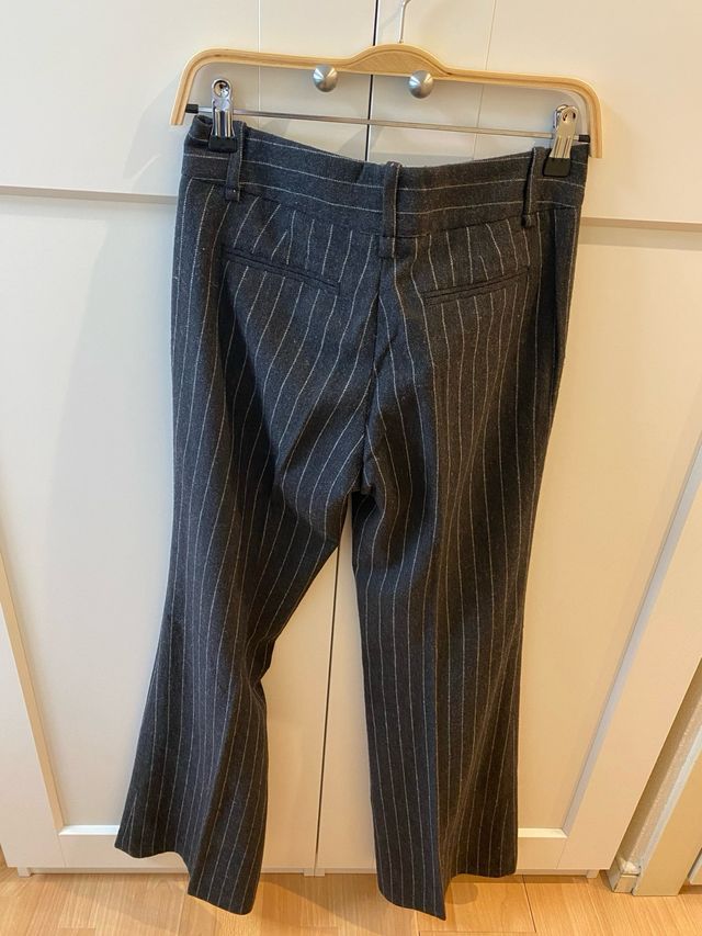 Pantalón vestir raya diplomática gris