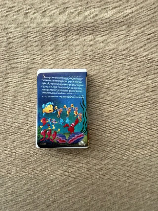 La Sirenita VHS  Disney FIGURA COLECCIONABLE