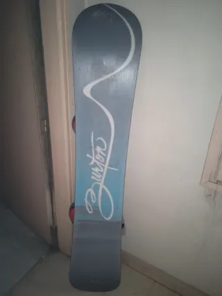 Tabla Snowboard Burton con Fijaciones