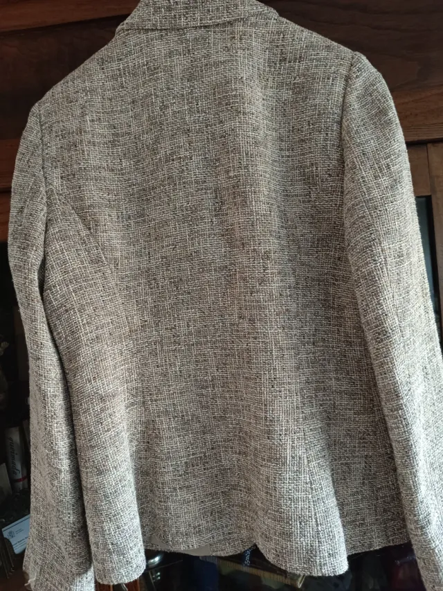 Blazer CORTES Beige/Marrón Talla 44