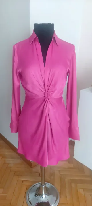 Vestido fucsia Zara