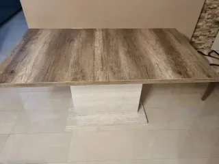Mesa de salón extensible madera