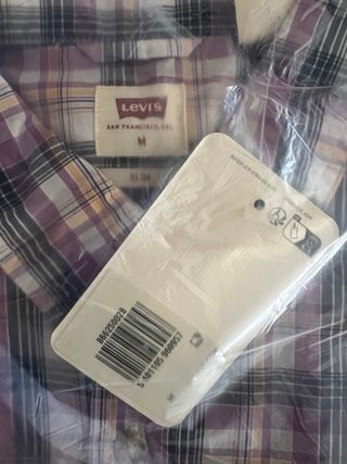 Talla M. Camisa manga larga de algodón LEVI’S