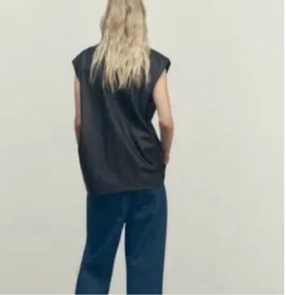 Chaleco Zara edición limitada cuero