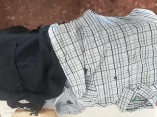 Lote 4 pantaloni e 3 camicie per bambini taglia 9-11 anni