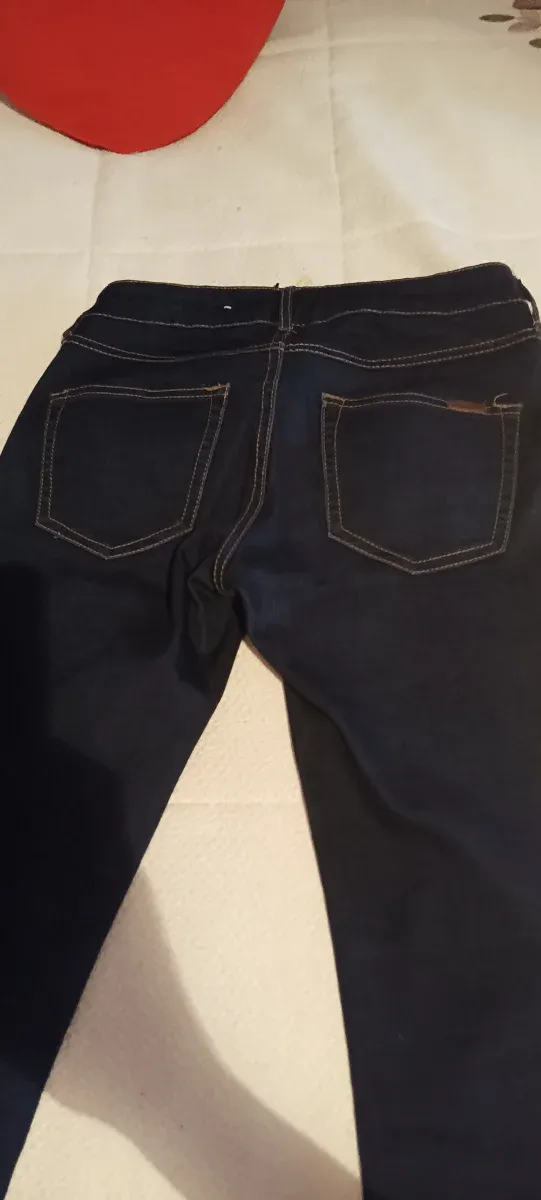 Pantalones vaqueros Mango azules