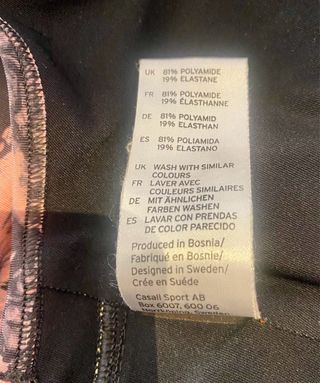 Conjunto deportivo Casall top y leggings