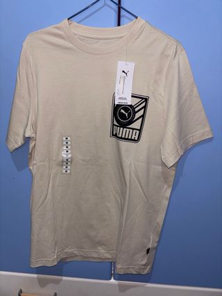 Camiseta Puma Beige Talla M
