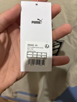 Camiseta Puma Beige Talla M