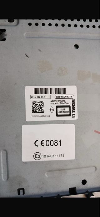 Radio RENAULT MEGANE 3 Bluetooth MP3 USB y CD