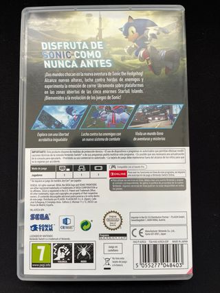 Sonic Frontiers Nintendo Switch
