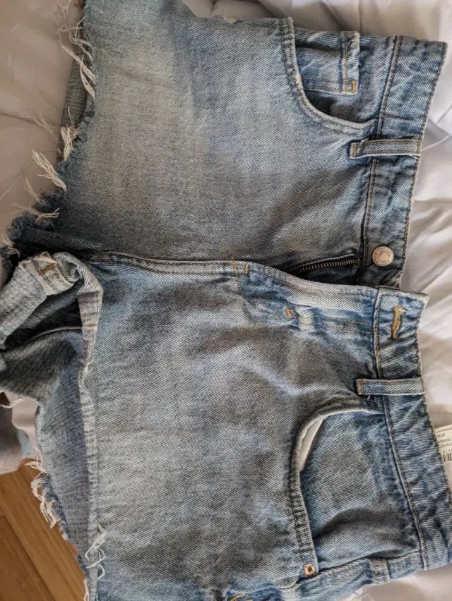 Shorts vaqueros Zara cintura alta