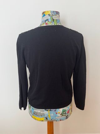 Jersey Zara Negro Encaje