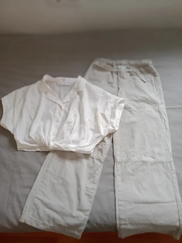 Conjunto Zara niña pantalón y camisa