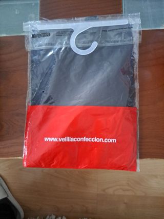 Delantal Velilla Largo Peto Bolsillo Talla U