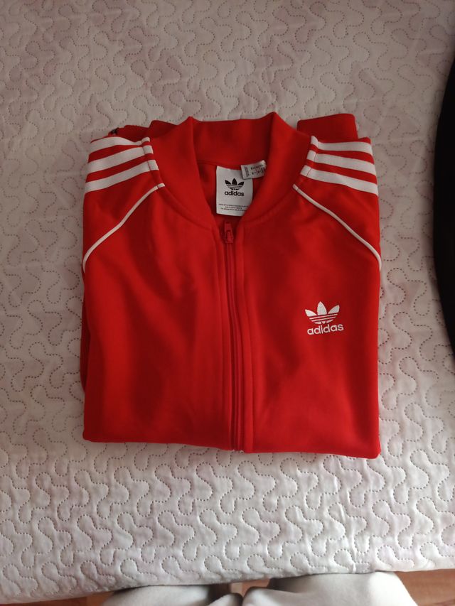 Chaqueta Adidas Roja Hombre