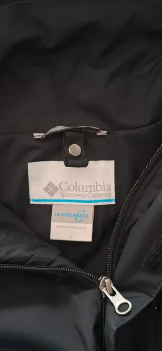 Chaqueta Columbia Negra Talla L