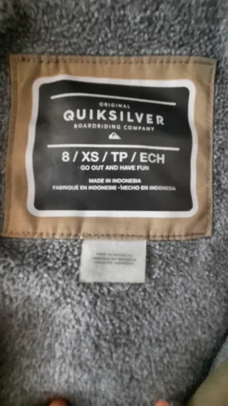 Abrigo Quiksilver verde