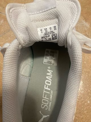 Bambas Puma blancas T.39 hombre