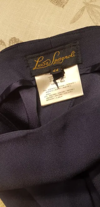 Conjunto  azul Luisa Spagnoli con encaje