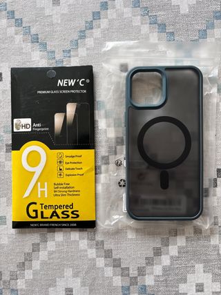 2 Protectores Pantalla + Funda iPhone 12 Pro Max