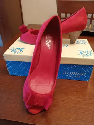 Zapatos de vestir Marypaz rojos/rosas