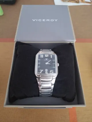 Reloj Viceroy Caballero Negro y Plateado