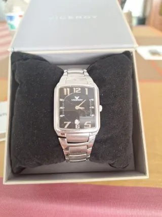 Reloj Viceroy Caballero Negro y Plateado