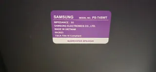 Barra sonido Samsung HW-T420 y Subwoofer PS-T4SWT