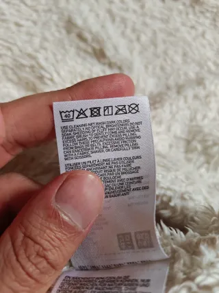 Chaqueta polar Uniqlo blanca Talla S