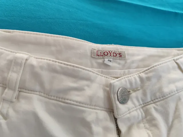 Pantalones pirata blancos