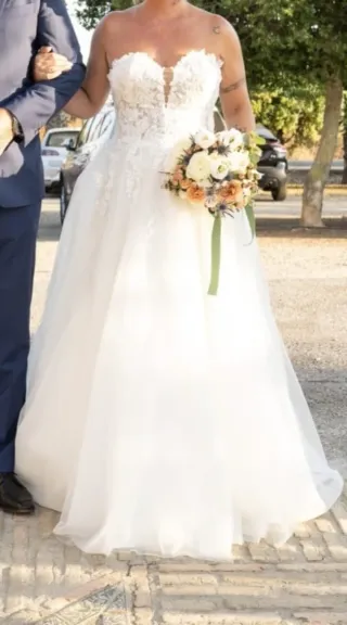 Vestido de Novia Blanco Encaje