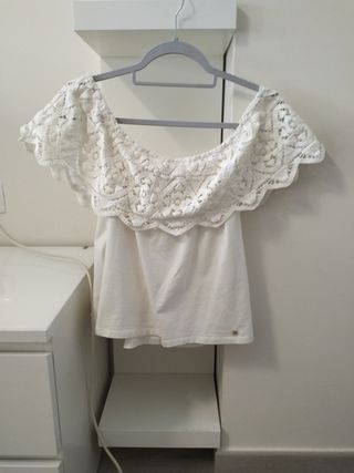 Blusa Pedro del Hierro blanca