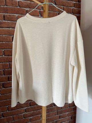 Jersey Parfois blanco roto con botones