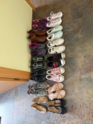 Lote Zapatos Niña Variados 28-30 Geox, Nike, Conve