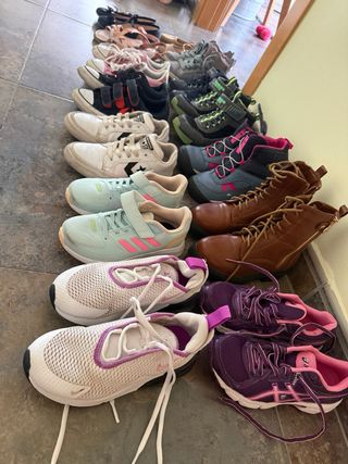 Lote Zapatos Niña Variados 28-30 Geox, Nike, Conve